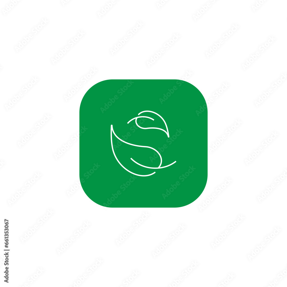 Eco leaf logo design vector template. Eco friendly vector icon. Eco leaf logo design vector template. Eco friendly vector icon.