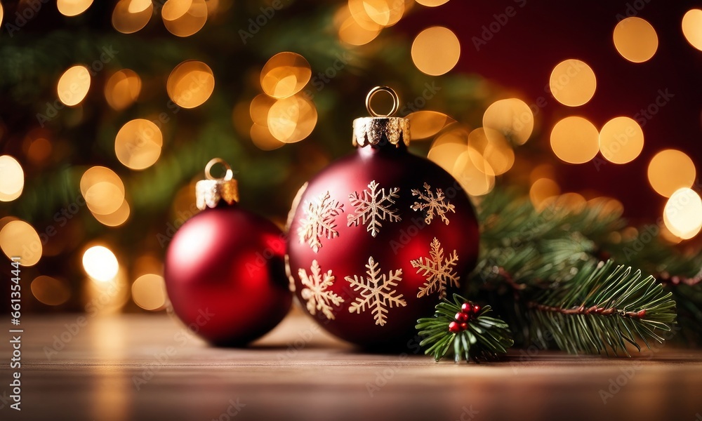 Merry Christmas and happy New Year background, Generative AI Merry Christmas and happy New Year background, Generative AI