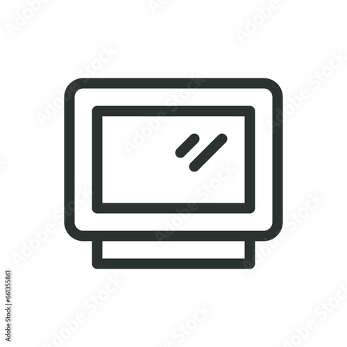 Prefabricated capsule house isolated icon, glamping house vector icon with editable stroke