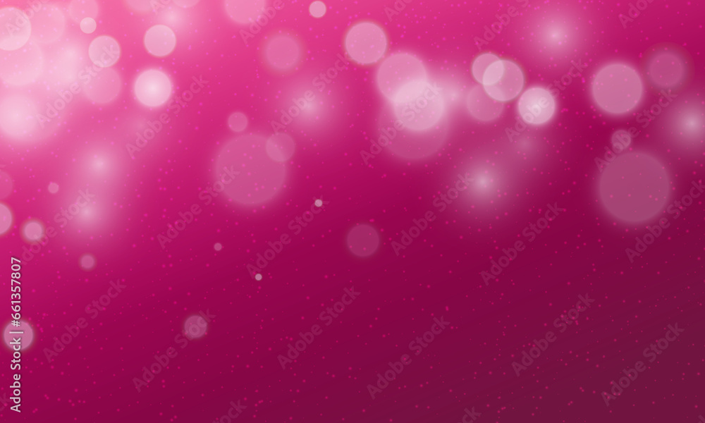 Vector abstract pink bokeh lights effect background