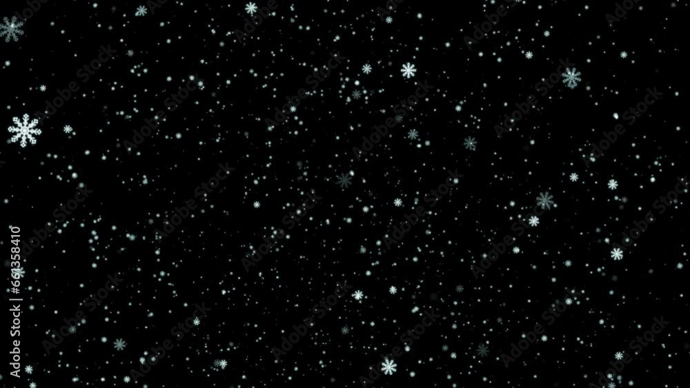 Painted snowflakes fall on a transparent background. Winter background. Animation background for the holidays Christmas and New Year , with alpha channel. Painted snowflakes fall on a transparent background. Winter background. Animation background for the holidays Christmas and New Year , with alpha channel.