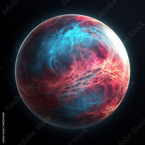 Planet space colorful Earth Mars Venus abstract colors wallpaper background landscape world