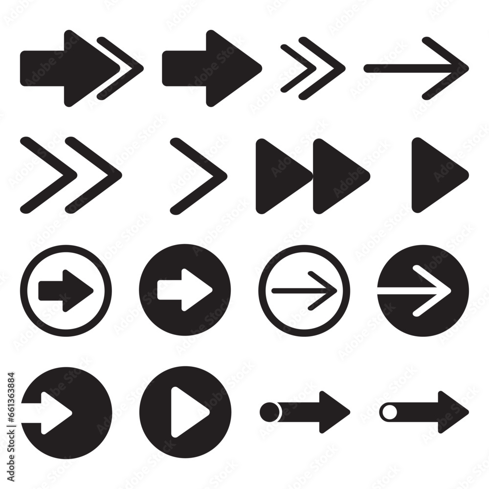 Arrows set. Arrow icon collection. Arrow flat style isolated, stock vector. Arrow flat vector icon. Arrows set. Arrow icon collection. Arrow flat style isolated, stock vector. Arrow flat vector icon.