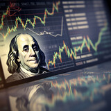 stock market chart business, graph, technology, heart, chart, computer, market, finance, stock, concept, 