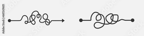 Symbol of a difficult life path
