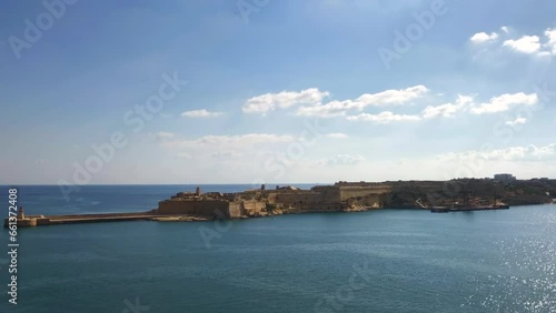 Fort Ricasoli. Grand Harbour. Mediterranean Sea. Valletta, Malta.  photo