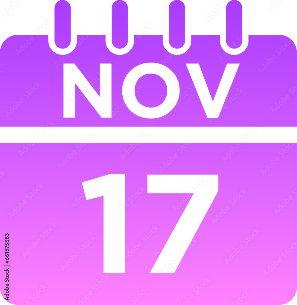 11- November - 17 Glyph Gradient Icon pictogram symbol visual illustration 11- November - 17 Glyph Gradient Icon pictogram symbol visual illustration