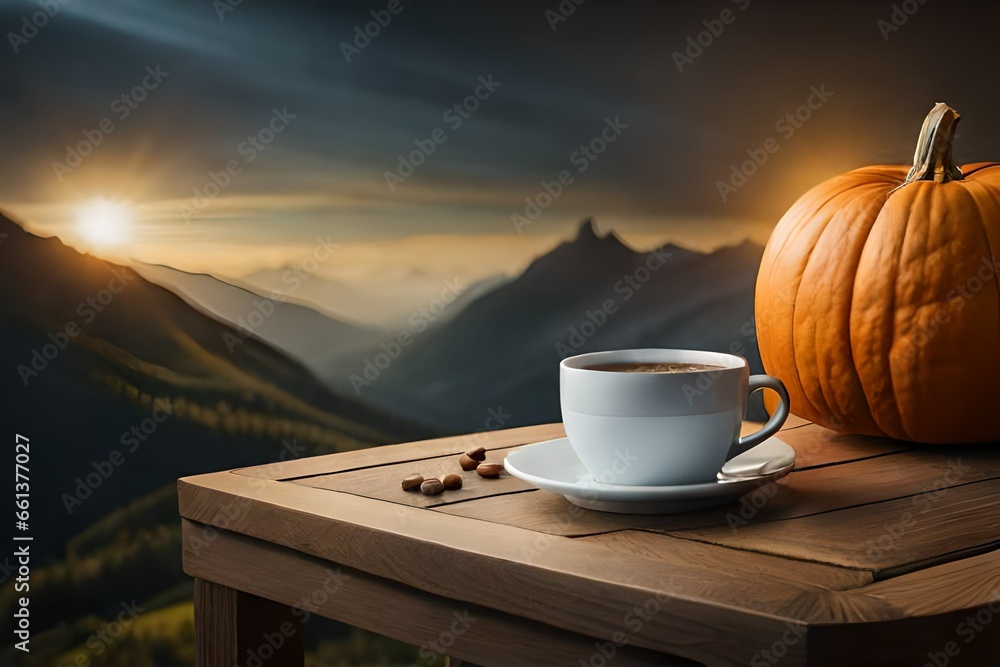 cup of coffee on a table cup of coffee on a table