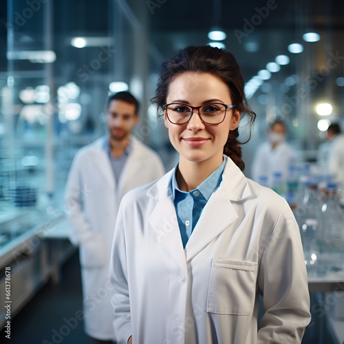 portrait of a female doctor in a hospital