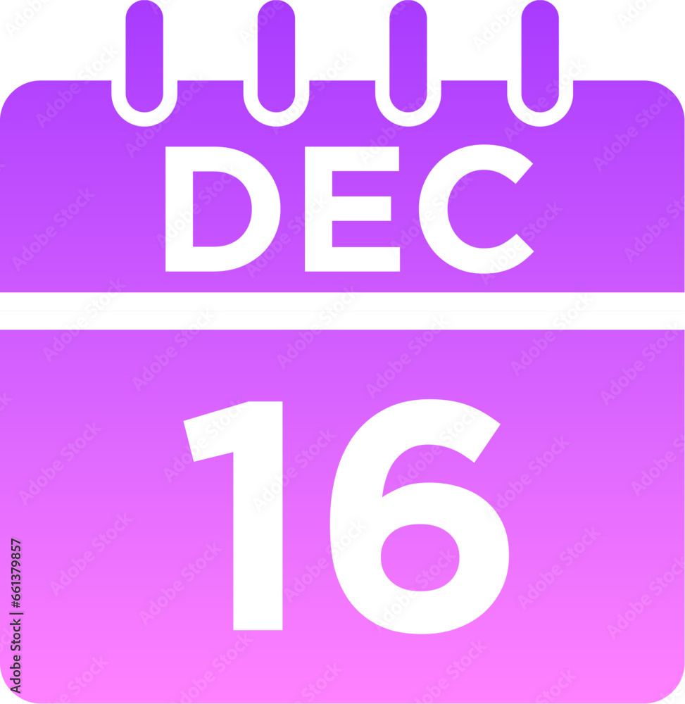 12- December - 16 Glyph Gradient Icon pictogram symbol visual illustration 12- December - 16 Glyph Gradient Icon pictogram symbol visual illustration