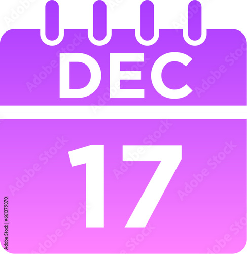 12- December - 17 Glyph Gradient Icon pictogram symbol visual illustration