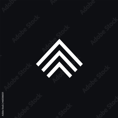 Fitness studio monochrome glyph logo. Gym membership. Upward arrow. Design element. Created with artificial intelligence. Dynamic ai art for corporate branding, wellness center, training program