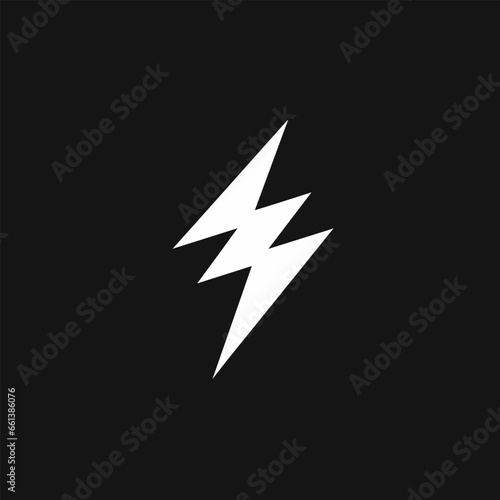 Online fitness monochrome glyph logo. Gym equipment. Lightning bolt. Design element. Created with artificial intelligence. Ai art for corporate branding, workout class, sport club, personal trainer
