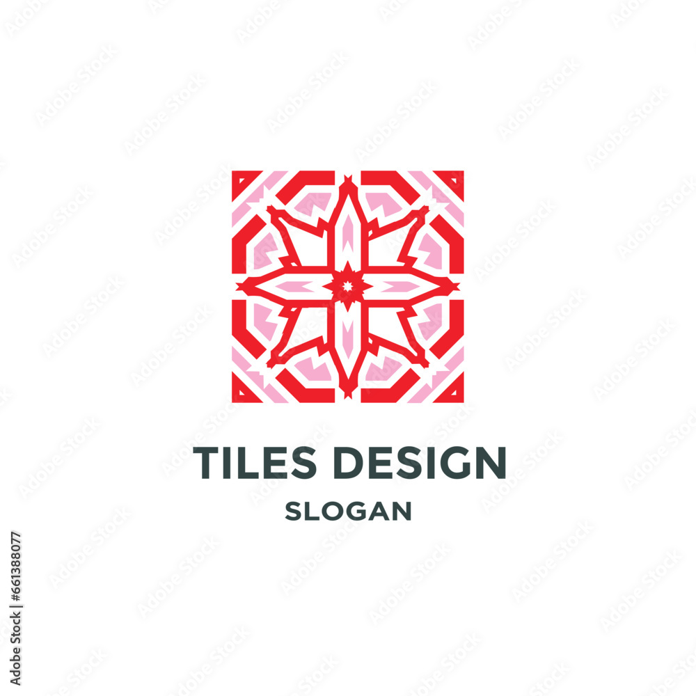 Fototapeta premium Abstract ornament template illustration vector design