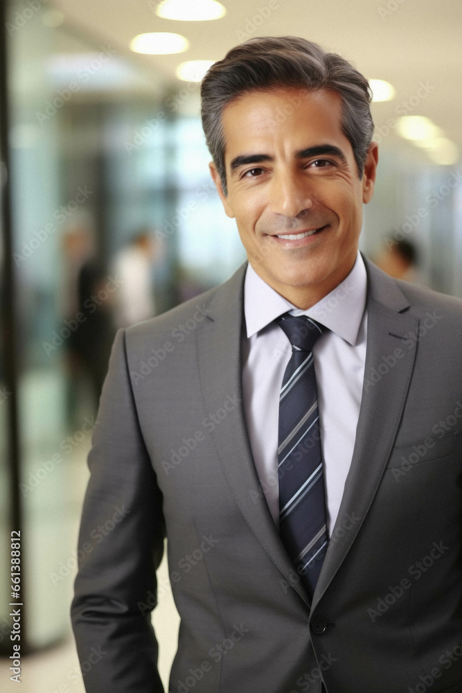 Portrait of mature older confident businessman. Portrait of mature older confident businessman.