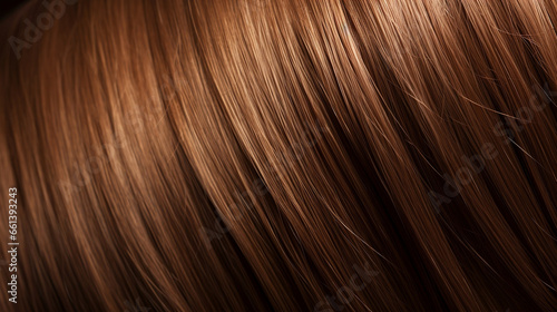 Close up brown hair texture, macro photography, hair dye color