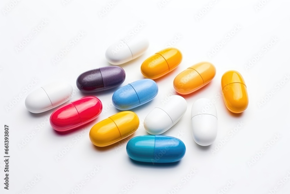 pharmaceuticals antibiotics, pills, medicine on white background pharmaceuticals antibiotics, pills, medicine on white background