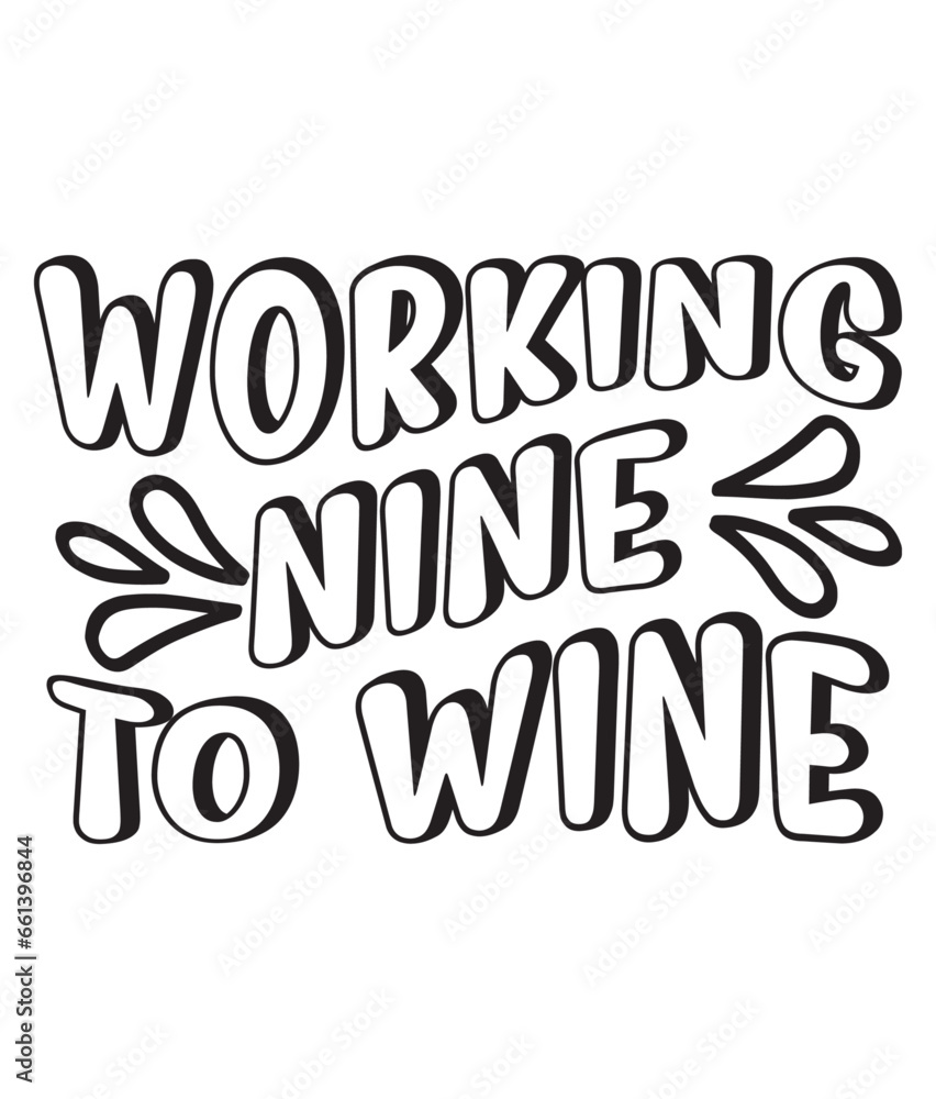 Wine Vector, Elements and Craft Design. Wine Vector, Elements and Craft Design.