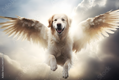 Angelic Dogs Find Bliss in the Realm of Heaven