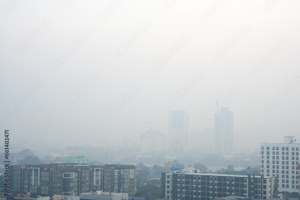 The landscape of PM2.5 air pollution in Bangkok, Thailand.