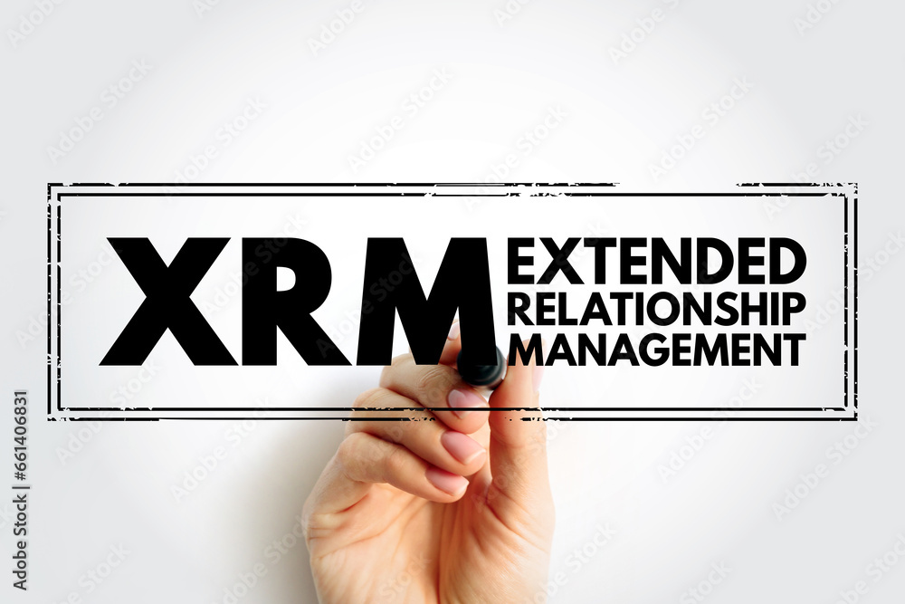 XRM eXtended Relationship Management mapping and maintaining of