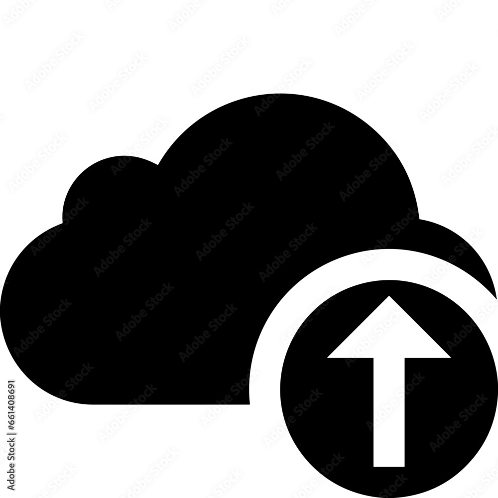 Cloud storage icon symbol vector image. Illustration of the database server hosting cloud system digital design image Cloud storage icon symbol vector image. Illustration of the database server hosting cloud system digital design image