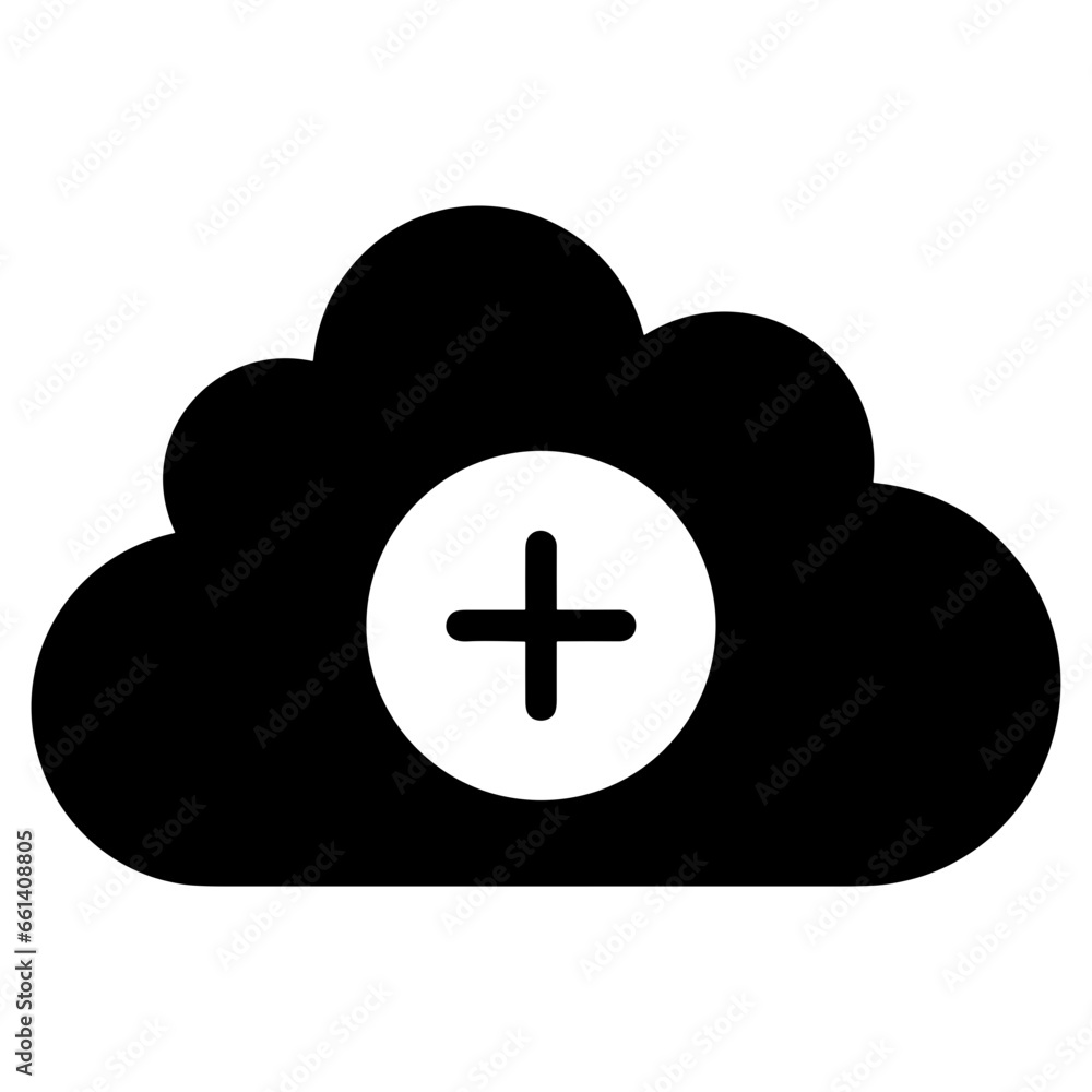 Cloud storage icon symbol vector image. Illustration of the database server hosting cloud system digital design image Cloud storage icon symbol vector image. Illustration of the database server hosting cloud system digital design image