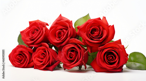 Elegant Bouquet Of Red Roses