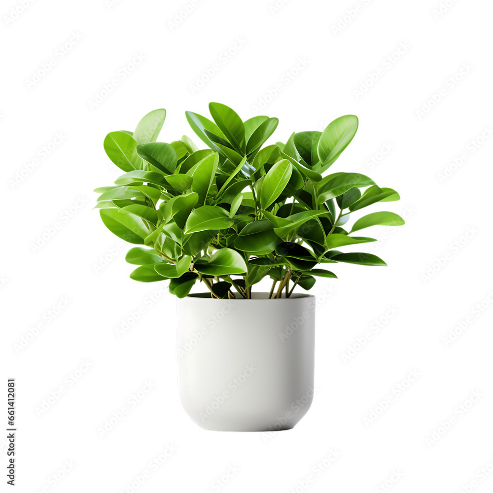 Green Potted Plants Isolated on Transparent or White Background, PNG Green Potted Plants Isolated on Transparent or White Background, PNG