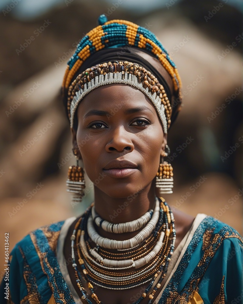 african woman portrait
