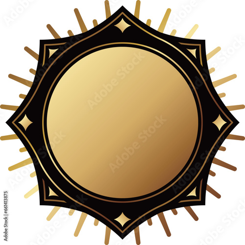 高級感のあるエンブレム