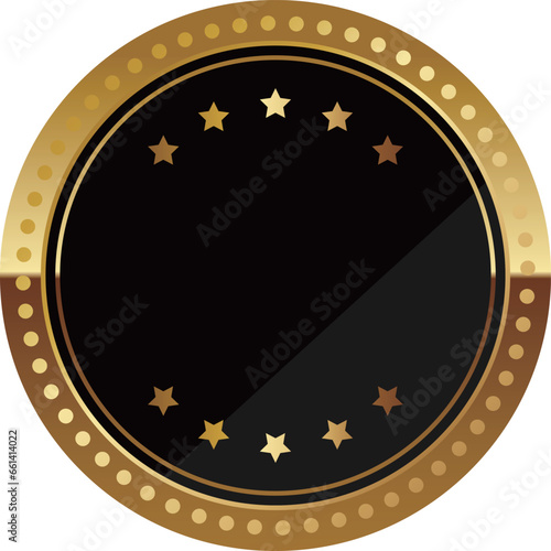 高級感のあるエンブレム