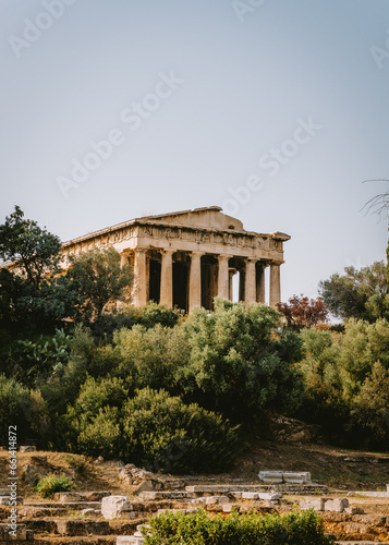 Temple of Hephaestus - part of Agora Athens Greece