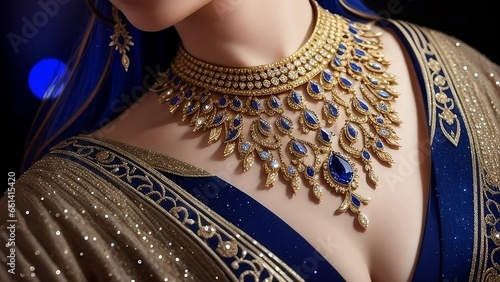 portrait neck photo of a woman wearing jewellery