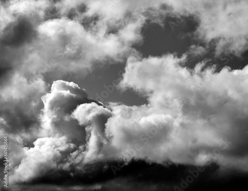 Black and White Beautiful sky background