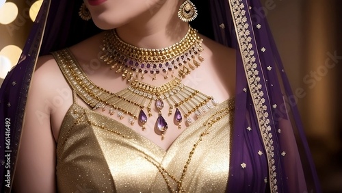 portrait neck photo of a woman wearing jewellery
