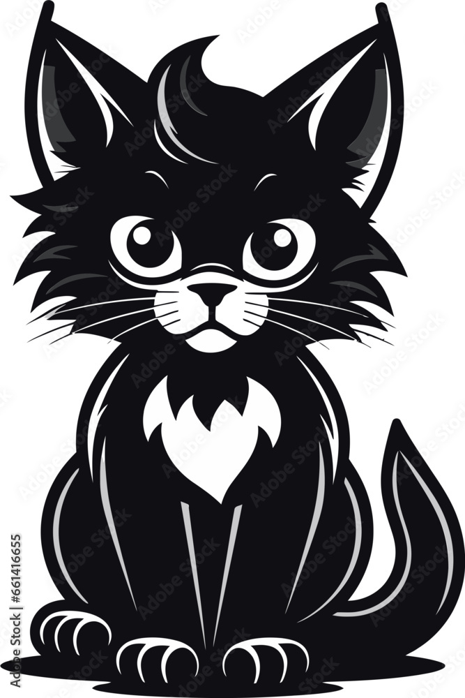 Pouncing Panther in Monochrome Abstract Cats Grace Pouncing Panther in Monochrome Abstract Cats Grace