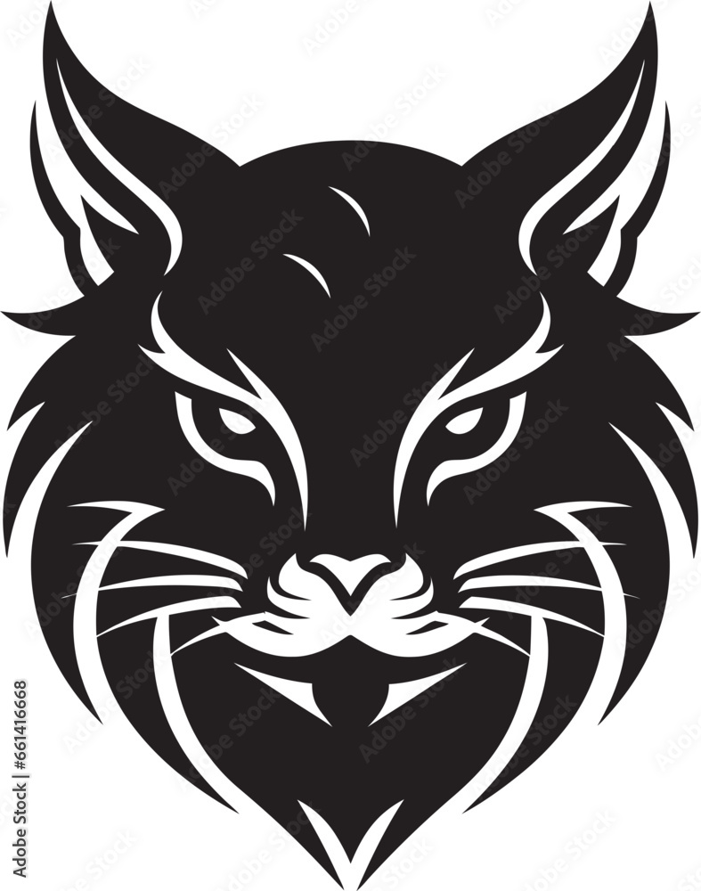 Cats Whisker in Vector Form Abstract Feline Impression in Black Cats Whisker in Vector Form Abstract Feline Impression in Black