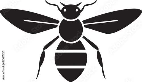 Black Hornet Silhouette Elegance Defined Contemporary Hunter Mark with Stingers