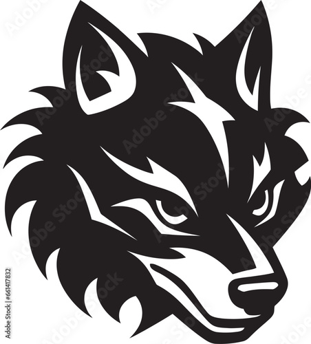 Graceful Carnivore Tail and Paws Mark Nocturnal Majesty Monochrome Hyena Profile