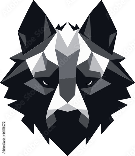 Elegant Carnivore in Darkness Logo Design Hyenas Grace in Simplicity Badge