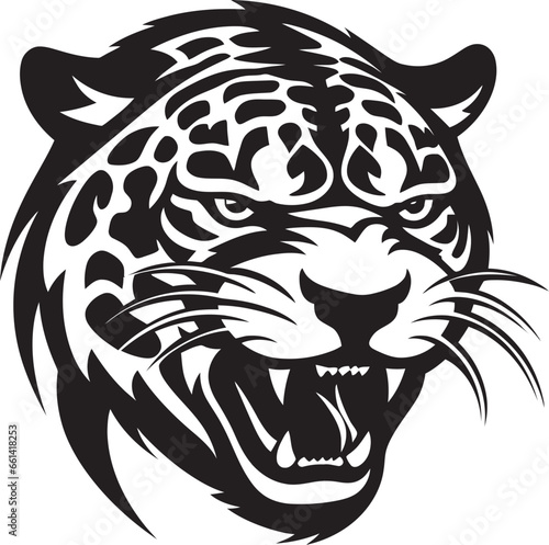 Abstract Elegance of the Jaguar Eyes of the Roaring Hunter