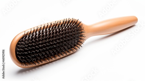 hairbrush isolated on white background