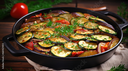 French cuisine Ratatouille vegetable stew