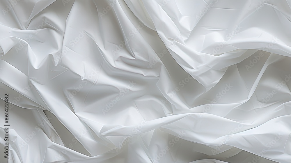closeup of wrinkled plastic texture, full frame closeup of wrinkled plastic texture, full frame