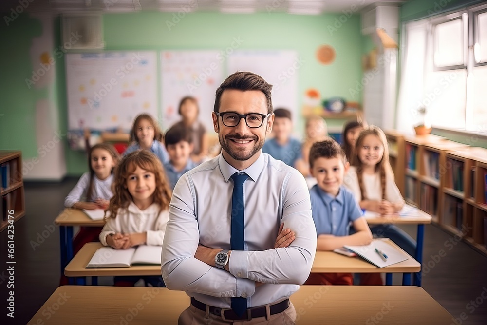 Obraz premium students in classroom