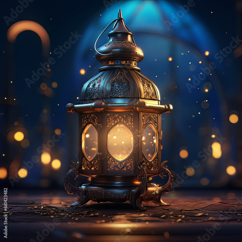 animated islamic background , ramadan lantern wallpaper photo