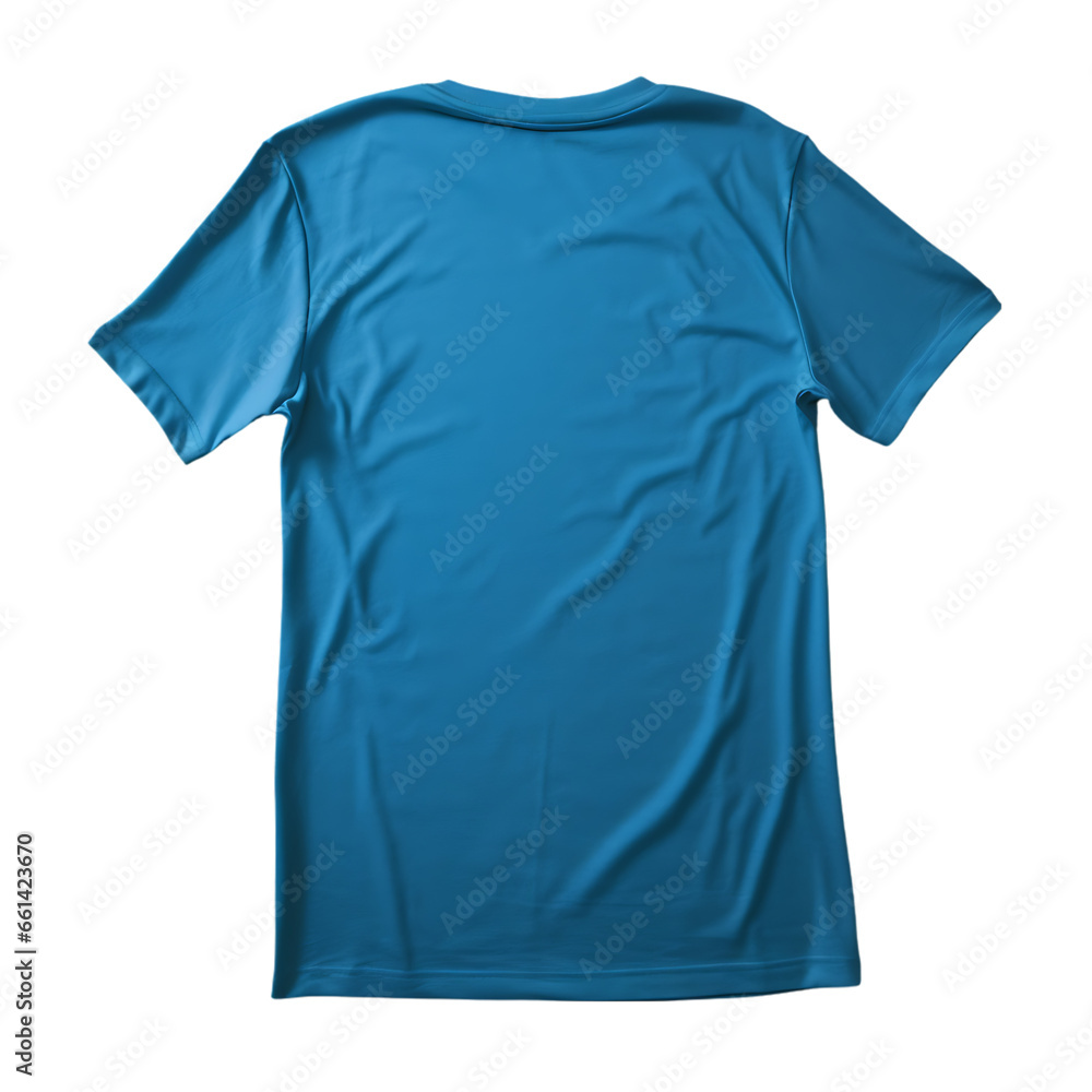 Blue Bubble T-Shirt Isolated on Transparent or White Background, PNG Blue Bubble T-Shirt Isolated on Transparent or White Background, PNG