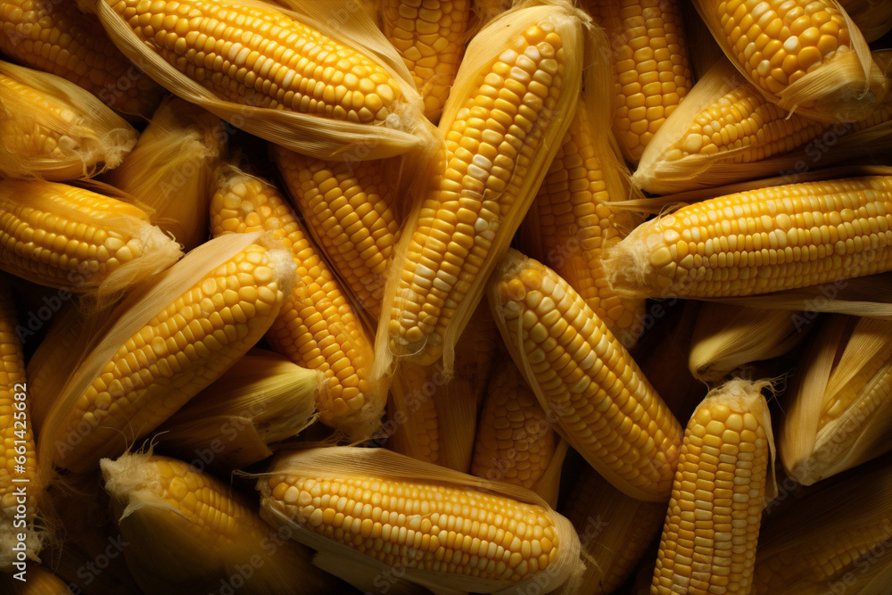 Sweet healthy food closeup ripe yellow corn ingredient vegetable farming nutrition organic Sweet healthy food closeup ripe yellow corn ingredient vegetable farming nutrition organic