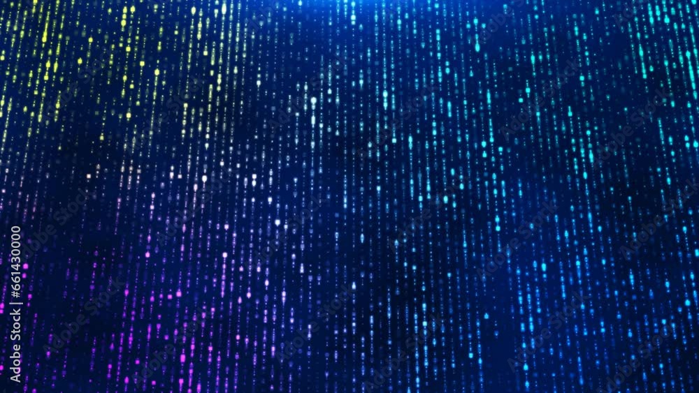 Animated background with colorful particles Animated background with colorful particles